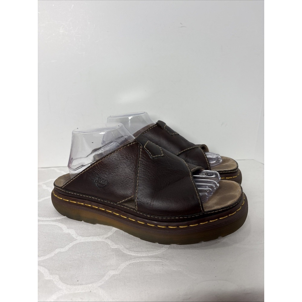 VTG Dr Martens 90's Y2k Chunky Sandals Women US 10 - Men US 9 Leather Doc Marten